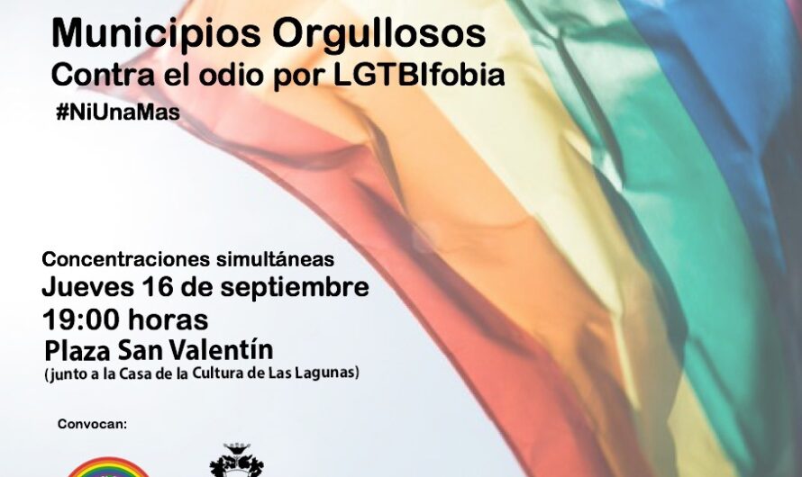 MUNICIPIOS ORGULLOSOS CONTRA EL ODIO POR LGTBIfobia